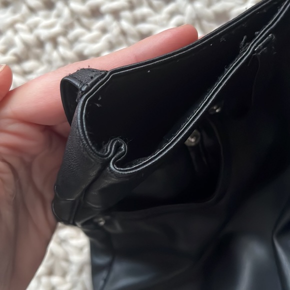 Zara Faux Leather 90s Wide Leg Pant - Picture 8 of 10